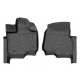 Guminiai 3D kilimėliai FORD F-150 Crew Cab 2014-2021 (Priekiniai, Juodos spalvos)