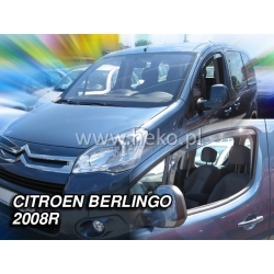 Vėjo deflektoriai CITROEN BERLINGO 2008-2018 (Priekinėms durims)