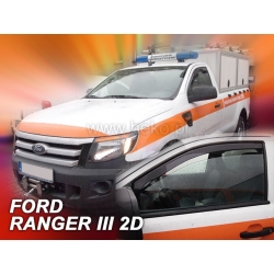 Vėjo deflektoriai FORD RANGER 2 durų 2012→ (Priekinėms durims)