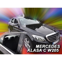 Vėjo deflektoriai MERCEDES BENZ C klasė W205 Sedan 4 durų 2014→ (Priekinėms ir galinėms durims)