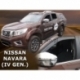 Vėjo deflektoriai NISSAN NAVARA IV 4 durų 2014→ (Priekinėms durims)