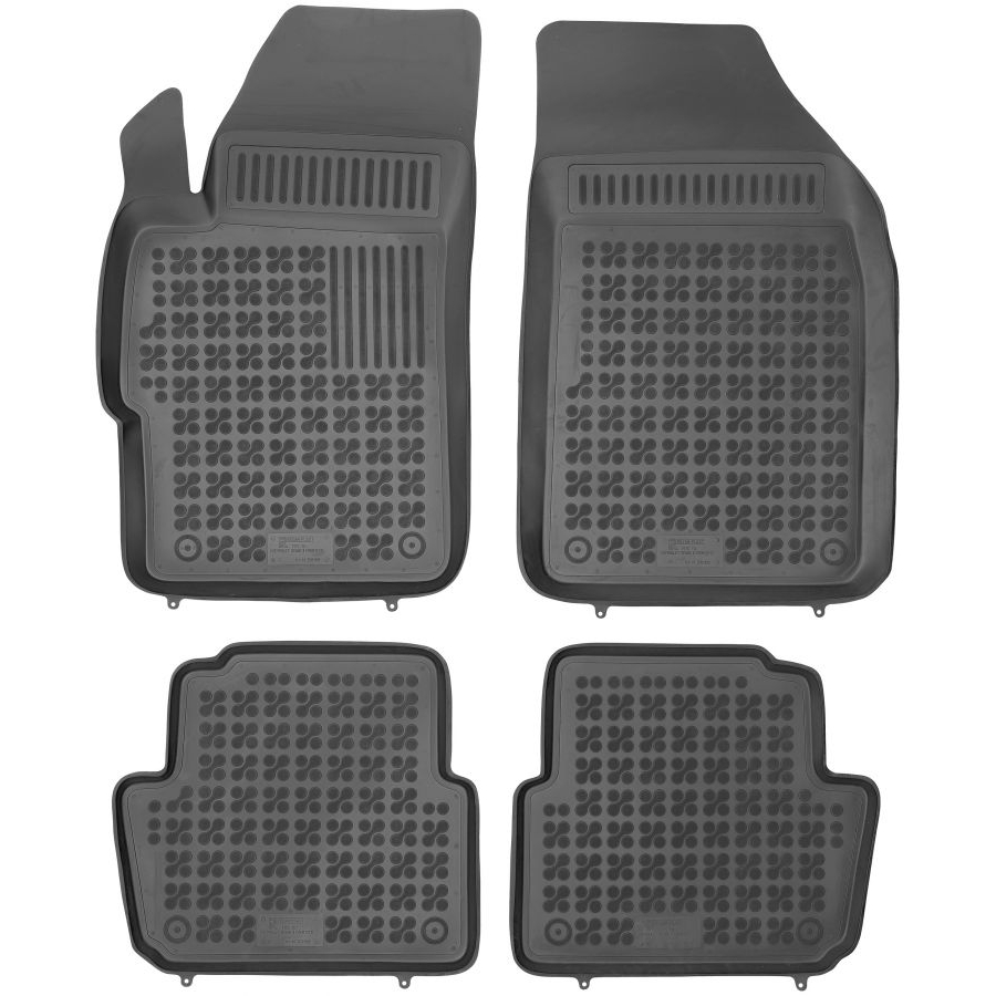 Guminiai kilimėliai CHEVROLET Spark II Facelift 2013-2015 (Paaukštintais kraštais)