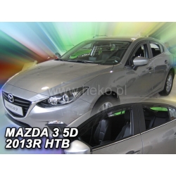 Vėjo deflektoriai MAZDA 3 Hatchback 2013-2018 (Priekinėms ir galinėms durims)