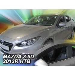 Vėjo deflektoriai MAZDA 3 Hatchback 2013-2018 (Priekinėms durims)