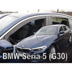 Vėjo deflektoriai BMW 5 G30 Sedan 2017→ (Priekinėms ir galinėms durims)