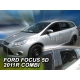 Vėjo deflektoriai FORD FOCUS III Combi 2011-2018 (Priekinėms ir galinėms durims)