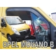 Vėjo deflektoriai OPEL Movano B 2010→ (Per visą rėmą, Priekinėms durims)