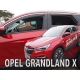Vėjo deflektoriai OPEL Grandland X 2017→ (Priekinėms ir galinėms durims)