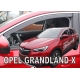 Vėjo deflektoriai OPEL Grandland X 2017→ (Priekinėms durims)