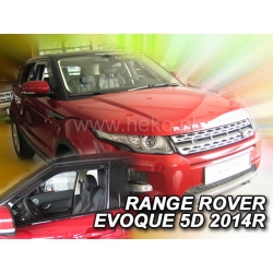 Vėjo deflektoriai LAND ROVER Range Rover Evoque 5 durų 2011-2018 (Priekinėms durims)