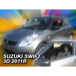Vėjo deflektoriai SUZUKI SWIFT 3 durų 2010-2017 (Priekinėms durims)