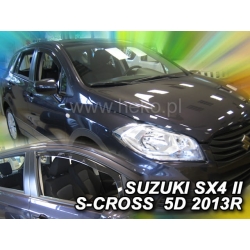 Vėjo deflektoriai SUZUKI SX4 II S-CROSS 5 durų 2013→ (Priekinėms durims)