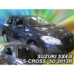 Vėjo deflektoriai SUZUKI SX4 II S-CROSS 5 durų 2013→ (Priekinėms ir galinėms durims)