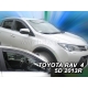 Vėjo deflektoriai TOYOTA RAV4 IV 5 durų 2013-2018 (Priekinėms durims)