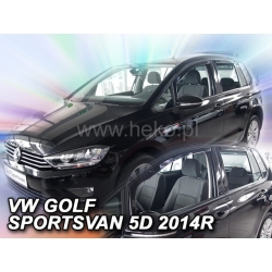 Vėjo deflektoriai VOLKSWAGEN GOLF SPORTSVAN 5 durų 2014→ (Priekinėms ir galinėms durims)