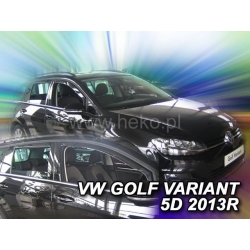 Vėjo deflektoriai VOLKSWAGEN GOLF VII Variant 5 durų 2013→ (Priekinėms ir galinėms durims)