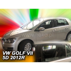 Vėjo deflektoriai VOLKSWAGEN GOLF VII Hatchback 2012→ (Priekinėms ir galinėms durims)