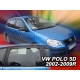 Vėjo deflektoriai VOLKSWAGEN POLO 5 durų 2002-2009 (Priekinėms ir galinėms durims)
