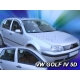 Vėjo deflektoriai VOLKSWAGEN GOLF IV 5 durų 1997-2004 (Priekinėms ir galinėms durims)