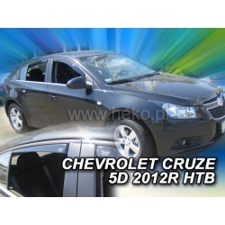 Vėjo deflektoriai CHEVROLET CRUZE 5 durų Hatchback 2011→ (Priekinėms ir galinėms durims)
