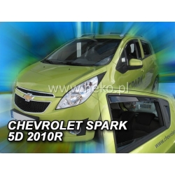 Vėjo deflektoriai CHEVROLET SPARK II 5 durų Hatchback 2010-2015 (Priekinėms ir galinėms durims)