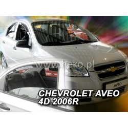 Vėjo deflektoriai CHEVROLET AVEO 4 durų Sedan 2007-2010 (Priekinėms ir galinėms durims)