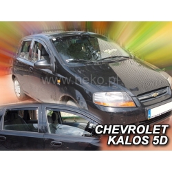 Vėjo deflektoriai CHEVROLET KALOS 5 durų Hatchback 2004-2008 (Priekinėms ir galinėms durims)