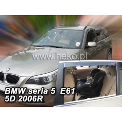 Vėjo deflektoriai BMW 5 (E61) Touring 2004-2010 (Priekinėms ir galinėms durims)