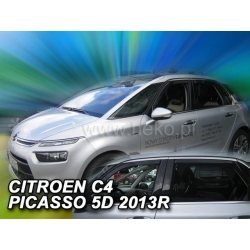 Vėjo deflektoriai CITROEN C4 PICASSO 2013→ (Priekinėms ir galinėms durims)