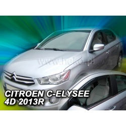 Vėjo deflektoriai CITROEN C-ELYSSE 4 durų 2013→ (Priekinėms durims)