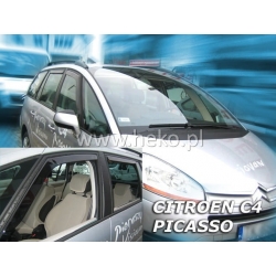 Vėjo deflektoriai CITROEN C4 PICASSO 5 durų 2006-2013 (Priekinėms ir galinėms durims)