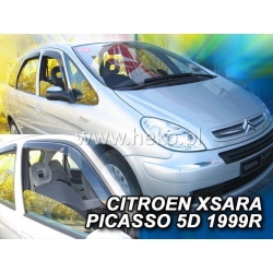 Vėjo deflektoriai CITROEN XSARA PICASSO 5 durų 1999-2010 (Priekinėms durims)