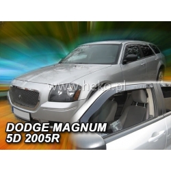 Vėjo deflektoriai DODGE MAGNUM 5 durų 2005-2008 (Priekinėms durims)