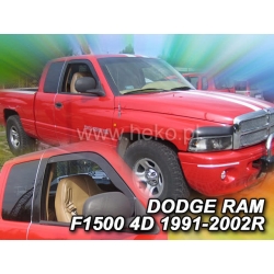 Vėjo deflektoriai DODGE RAM 1500 2/4 durų 1991-2002 (Priekinėms durims)