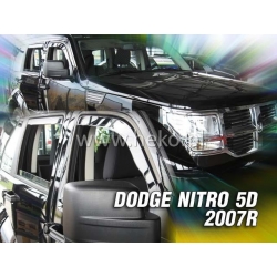 Vėjo deflektoriai DODGE NITRO 5 durų 2006-2012 (Priekinėms ir galinėms durims)