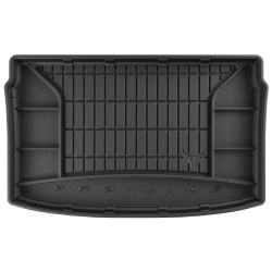 Guminis bagažinės kilimėlis Pro-Line VOLKSWAGEN Polo 2017→ (Viršutinė dalis, Su skyreliais daiktams)