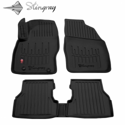 Guminiai 3D kilimėliai FORD Focus II C307 2004-2011 (Juodos spalvos)