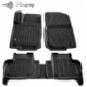 Guminiai 3D kilimėliai MERCEDES BENZ GL (X166) 2012-2015 (Juodos spalvos)