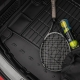 Guminis bagažinės kilimėlis Pro-Line FORD Focus Wagon (MK2) 2004-2011 (Su skyreliais daiktams)