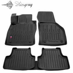 Guminiai 3D kilimėliai SEAT Ateca 2016→ (Juodos spalvos)