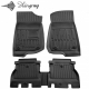 Guminiai 3D kilimėliai JEEP Wrangler (JL) (5 durų) 2018→ (Juodos spalvos)